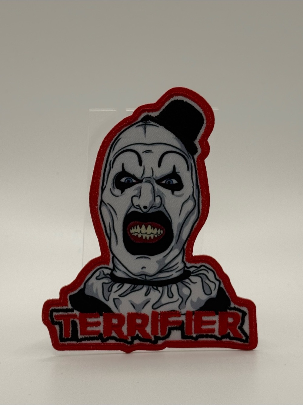 Terrifier Clown Patch - Red, Black, White